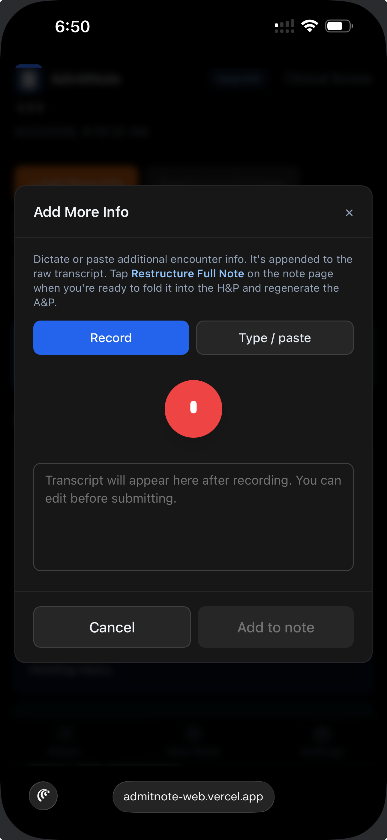 Add more info flow